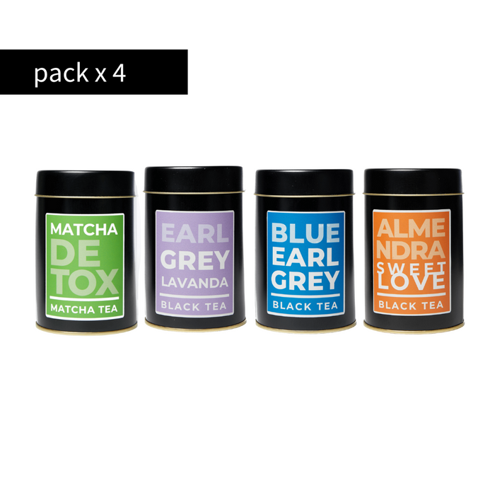 Pack x4 Latas de Té en Hebras 80g - Armalo Como Quieras