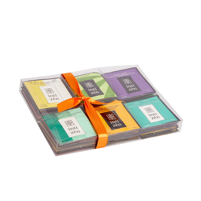 Caja Transparente - 30 saquitos - acostada