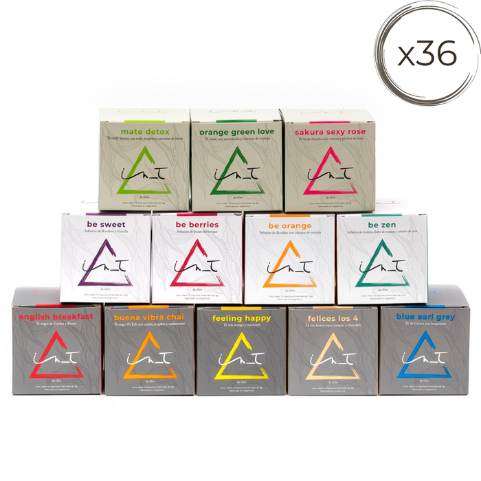 Pack x36: Estuche x12 piramides - Armalo como quieras