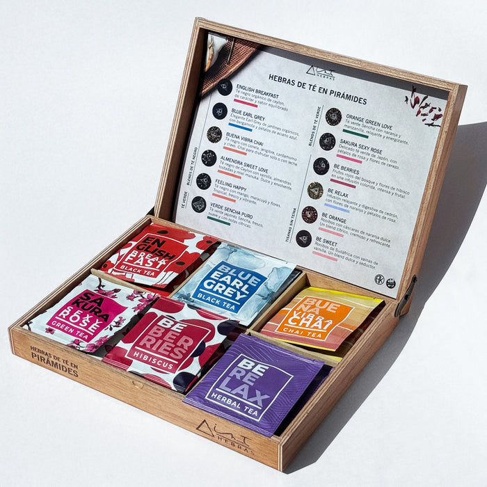 Caja de Madera - 24 Piramides