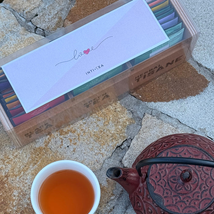 Caja de madera  - 30 saquitos