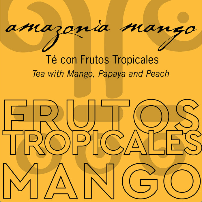 Amazonia Mango - Té negro  con Frutos Tropicales - 15 saquitos 