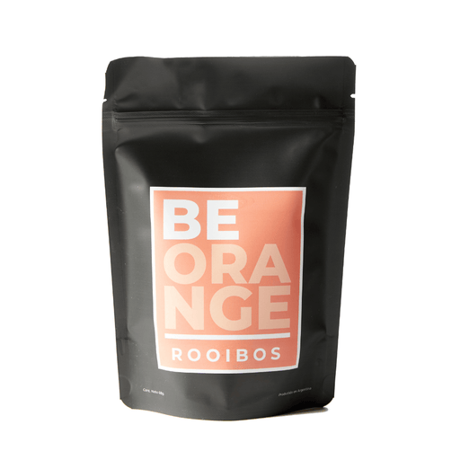 Be Orange - Infusión de Rooibos con cáscaras de naranja - doypack 68gr -  hebras - adelante