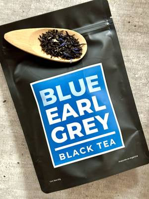 Blue Earl Grey - Té Negro de Ceylon Orgánico con Bergamota -  Doypack 62gr - hebras - lifestyle