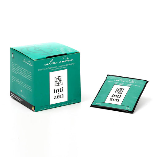  Calma Andina - Infusión de Cedrón con cascaritas de Naranja  - 15 saquitos - sin teina - caja 