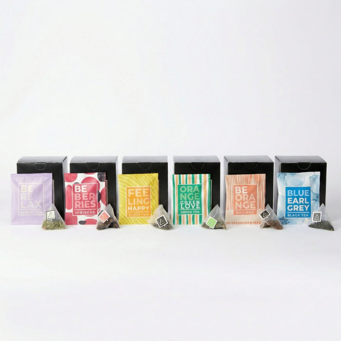 como ice piramides- variedad- te en hebras -  10 piramides - caja - sobre - saquito