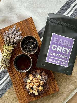 Earl Grey Lavanda - Té negro de Ceylon, bergamota y lavanda - doypack 62gr - hebras - lifestyle