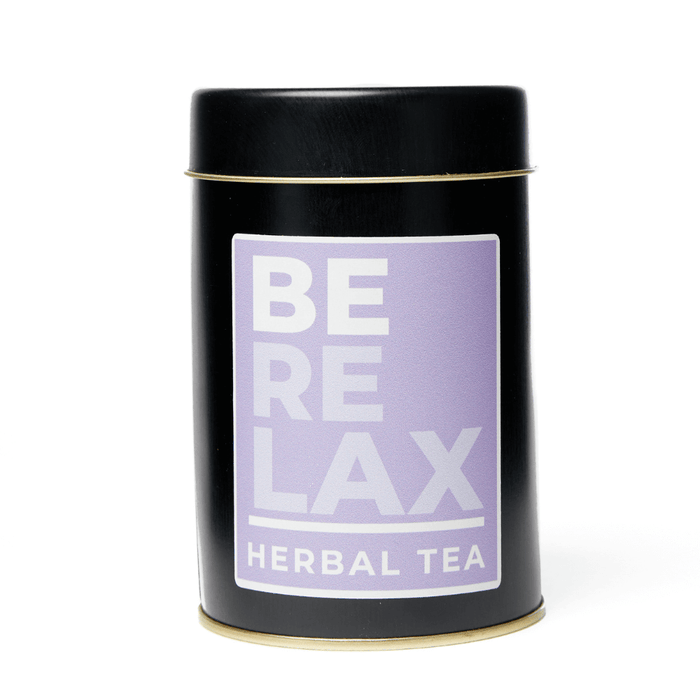 Be Relax - Infusión de Cedrón, flores de naranjo y pétalos de rosa - lata 80gr - adelante