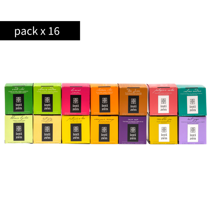 Pack x16 Cajas de Té en Saquitos - Armalo Como Quieras