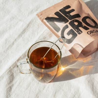 Té Negro orgánico - doypack 80gr - hebras - lifestyle