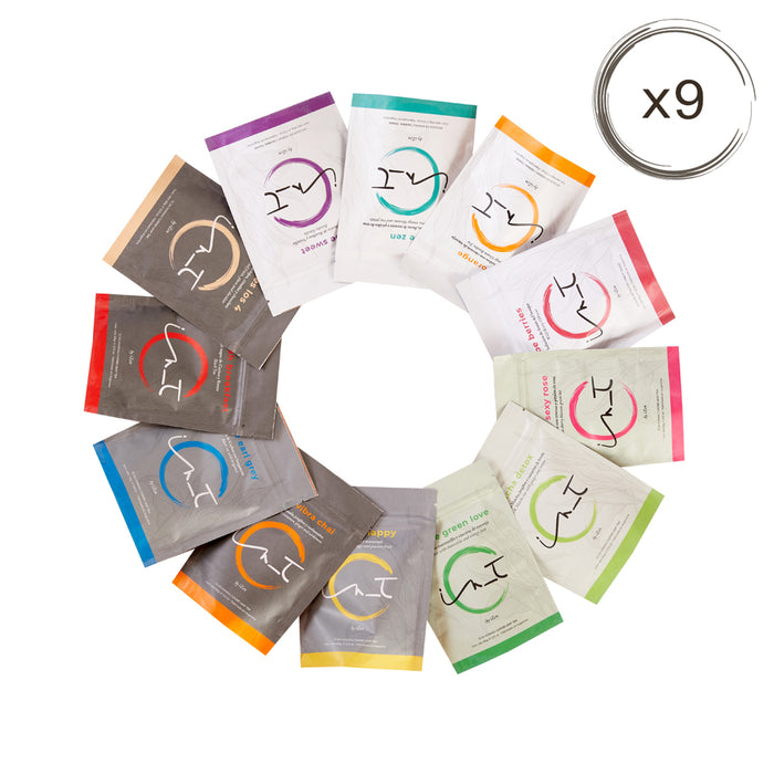 Pack x9 Doypacks de Té en Hebras (45 y 60g) - Armalo Como Quieras